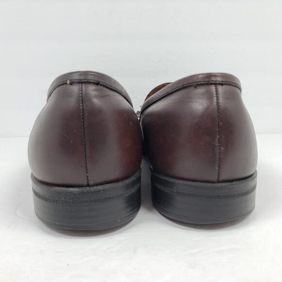 Florsheim Comfortech Mens Size 10 Red Brown Slip On Dress Tassel Loafer Shoes main image 9